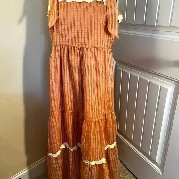 Fab’rik Organza Maxi Dress NWT - Picture 3 of 10